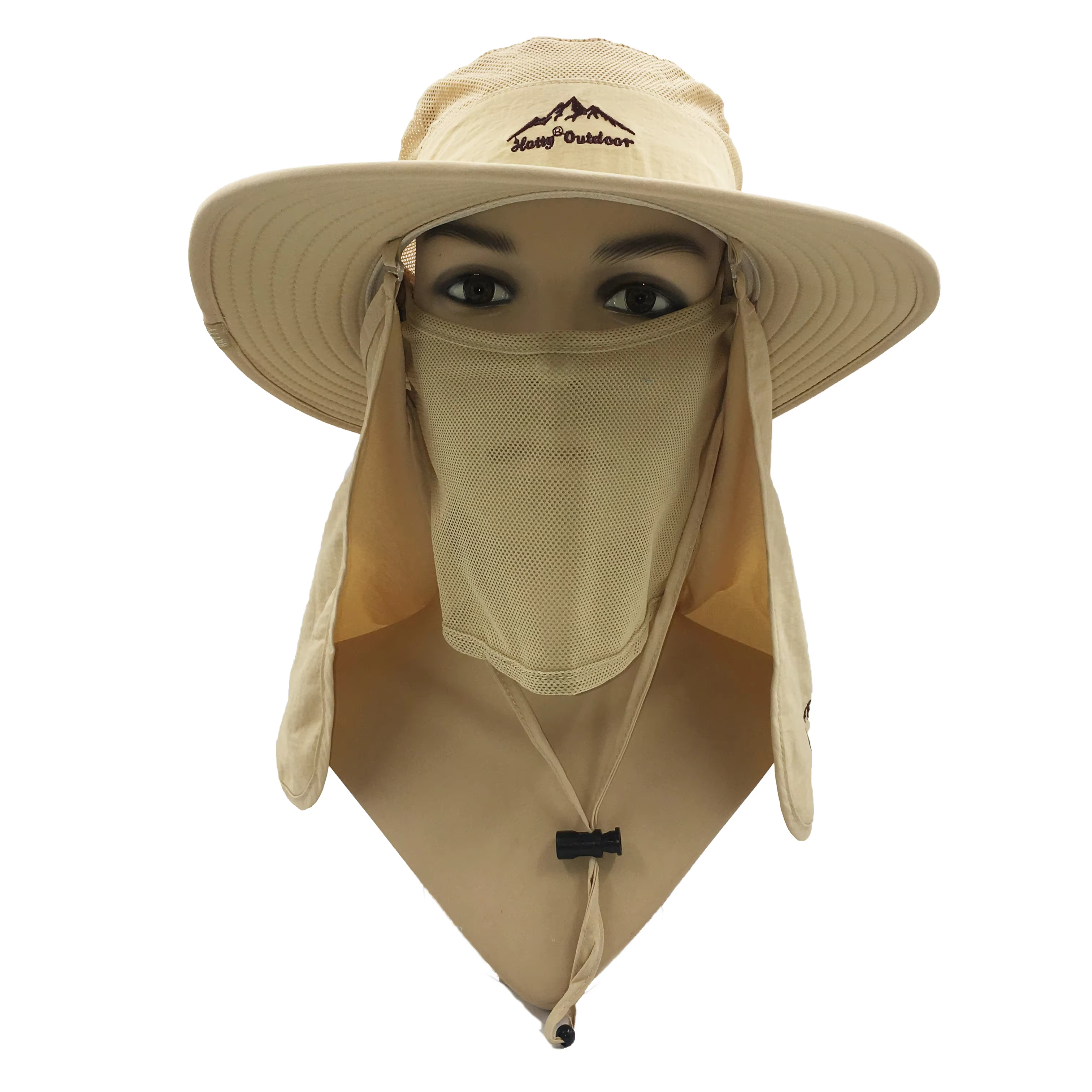 Wholesale Outdoor Dry Fast UV 50+ UV Protection Sun Hat Hiking Neck Flap Face Mask Bucket for Unisex