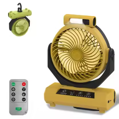 2023 Summer Portable Usb Hanging Clip on Waist Clip Belt Neckkidsds-free Smanlindoorooling Camping Fan Solar Table Yellow 0.2