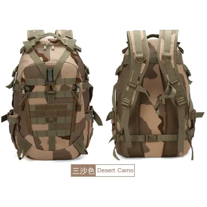 Men's Camouflage Hiking & Cross-country Camping Backpack – Tactical Sports Outdoor Travel Bag
