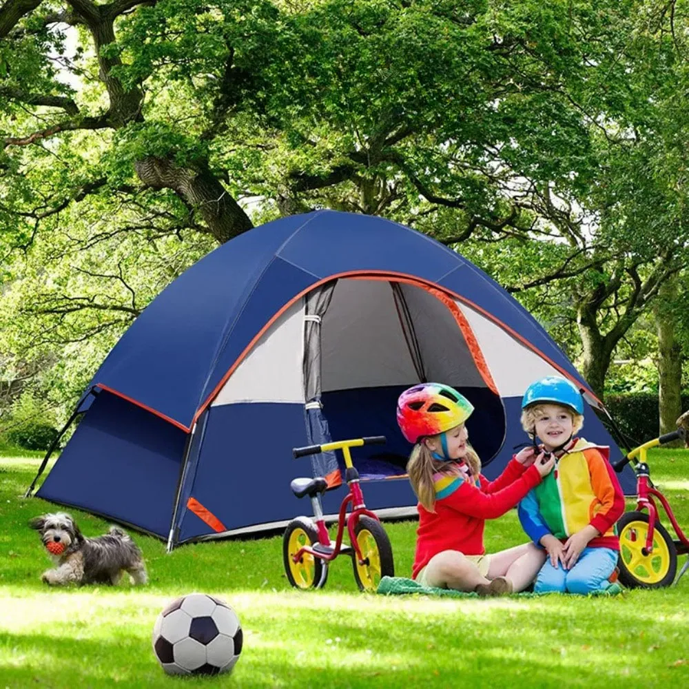 Camping Tent 2 Person, Waterproof Windproof Tent with Rainfly Easy Set up-Portable Dome Tents for Camping