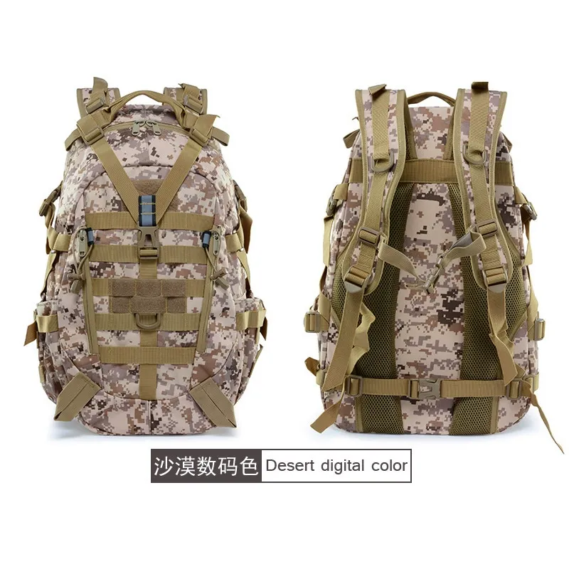 Men's Camouflage Hiking & Cross-country Camping Backpack – Tactical Sports Outdoor Travel Bag