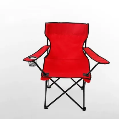 Armchair Portable Camping Beach Fishing Stool Ultralight Backrest Folding Chair
