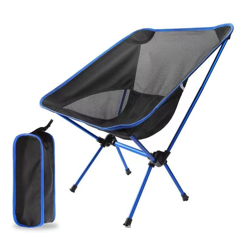 Portable Camping Chair Lightweight Compact Folding Chair Mesh for Outdoor Camp Travel Beach Picnic Festival Hiking Backpacking
