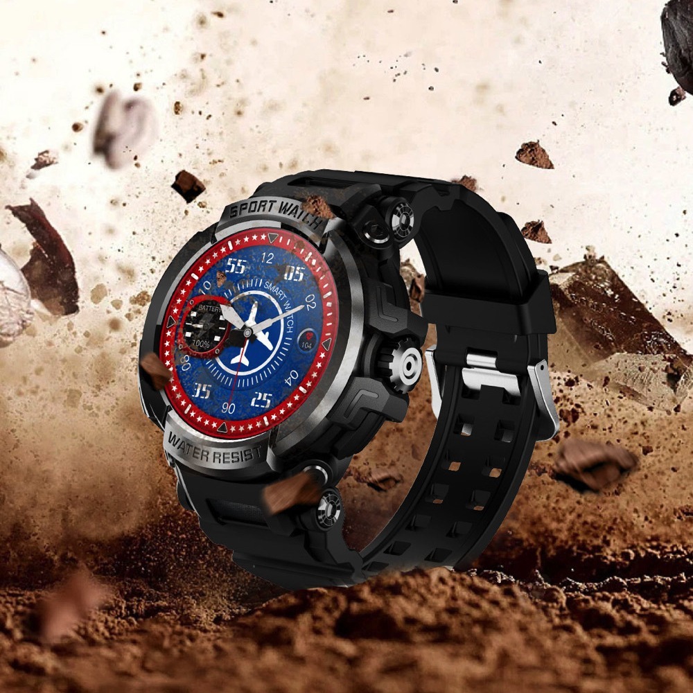 Smart Watch with IPS HD Display, Bluetooth Call, Health Monitoring & Outdoor Tri-Proof Fitness Tracker