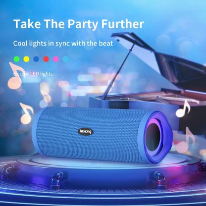Portable Bluetooth Speaker with IPX7 Waterproof Rating and Enhanced Bass for All-Weather Performance - Audio, Smartphone