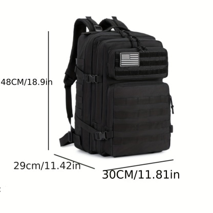 Large Military Tactical Backpack Waterproof Survival Pack for Outdoor Training and Adventure