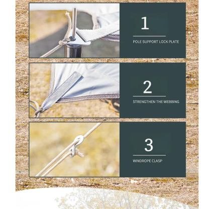 Silver Glue Butterfly Tent Outdoor Camping Picnic Rainproof Tent Canopy Sunshade Canopy Butterfly Rainproof Sunshade Canopycourtyard Sunshade Canopy Courtyard Rain Canopy