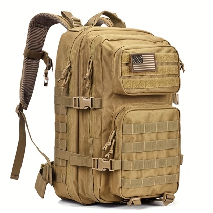 Large Military Tactical Backpack Waterproof Survival Pack for Outdoor Training and Adventure