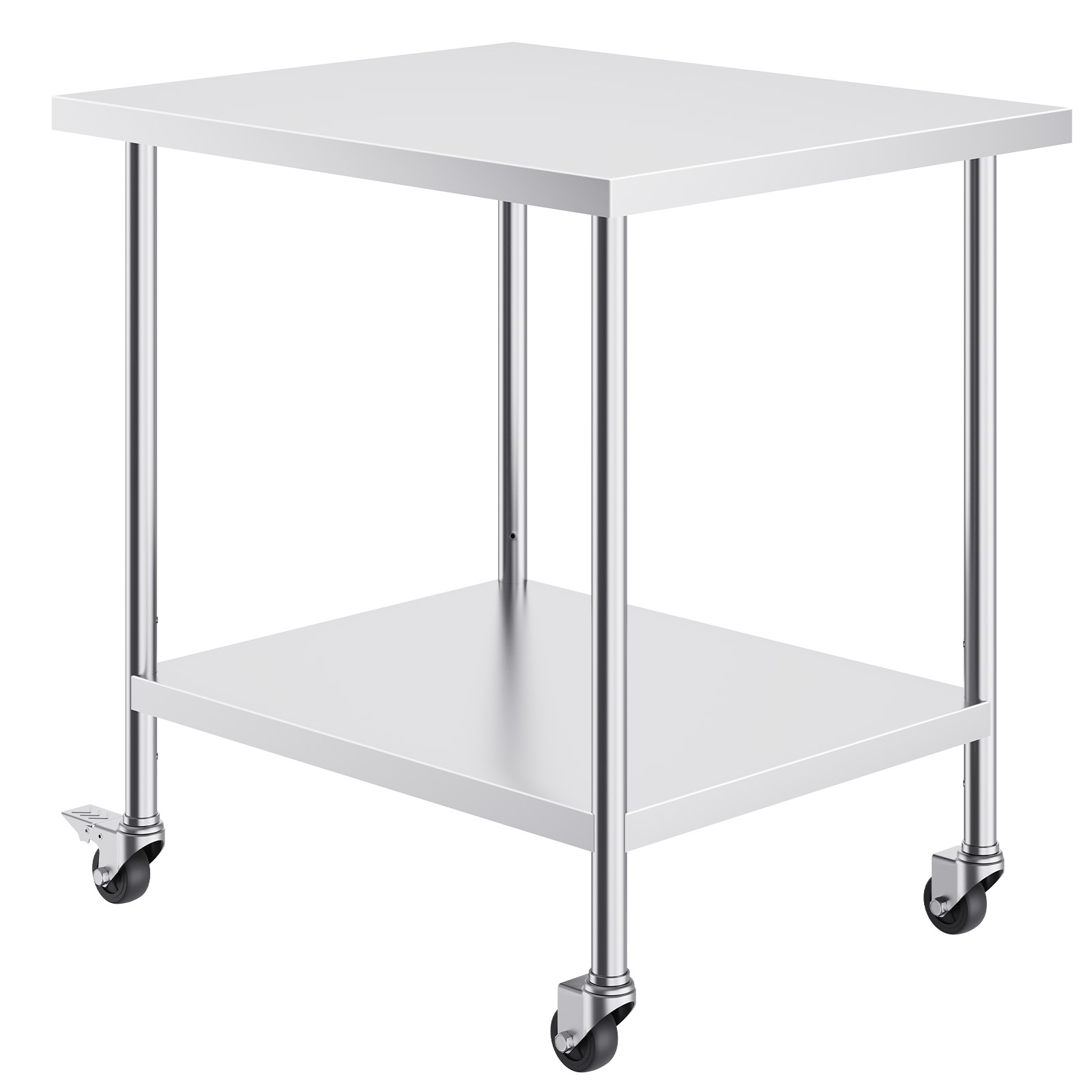 Utility Carts Stainless Steel Work Table Heavy Duty Food Prep Worktable