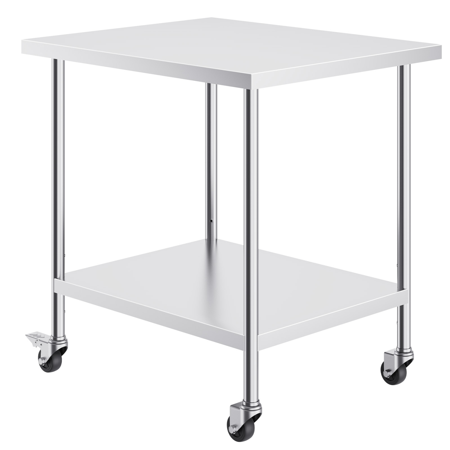 Utility Carts Stainless Steel Work Table Heavy Duty Food Prep Worktable