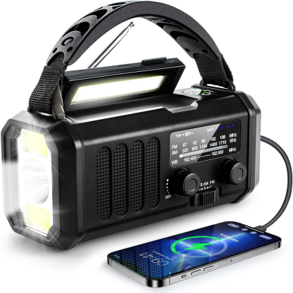 Crank Radio, Emergency Radio, Solar Radio, Noaa/Am/Fm Weather Radio