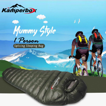 Waterproof Outdoor Sleeping Bag Camping Travel Down Sleeping Bag