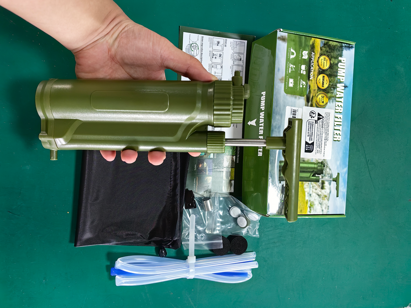 Water Purifier Pump With Replaceable RO Membrane 0.001 Micron Water Filter