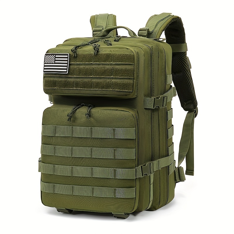 Large Military Tactical Backpack Waterproof Survival Pack for Outdoor Training and Adventure