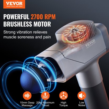 Massage Gun Deep Tissue, Percussion Muscle Massager for Athletes