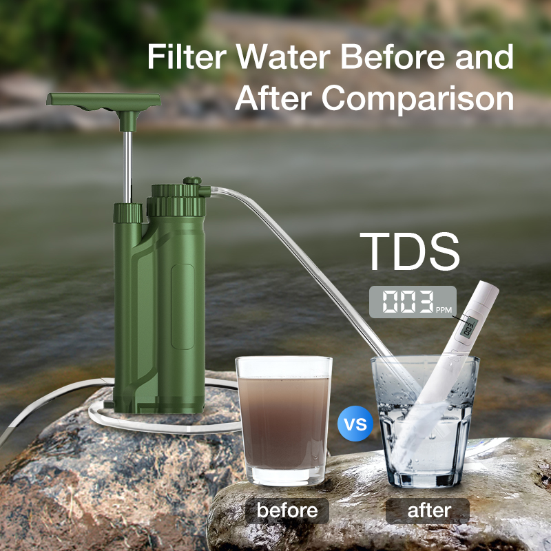 Water Purifier Pump With Replaceable RO Membrane 0.001 Micron Water Filter