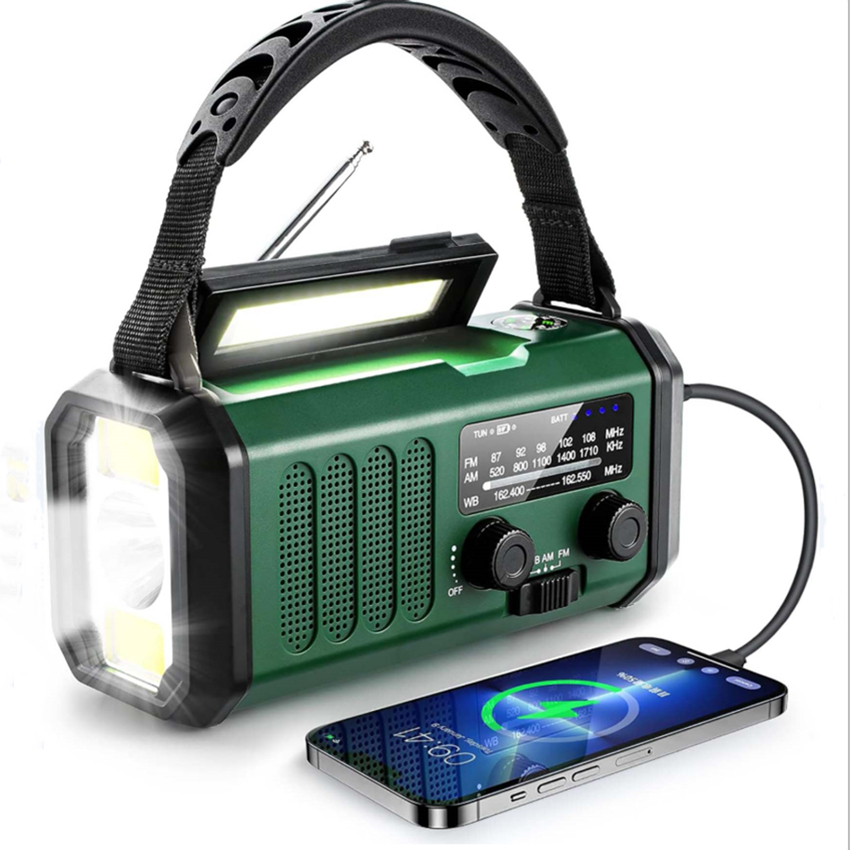 Crank Radio, Emergency Radio, Solar Radio, Noaa/Am/Fm Weather Radio