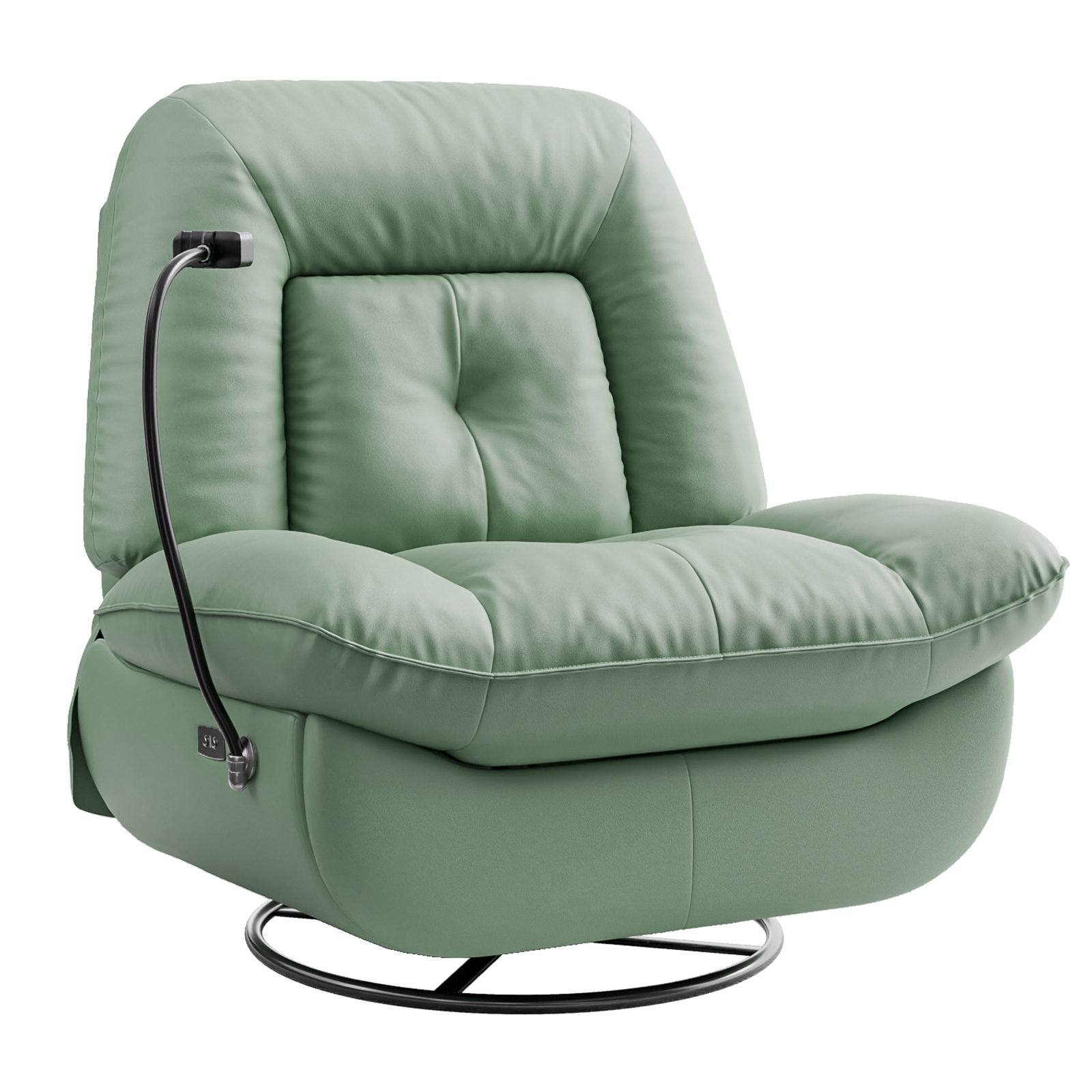 Susalt Electric Recliner Chair for Adults, Oversized 360 Swivel Rocking Glider Rocker