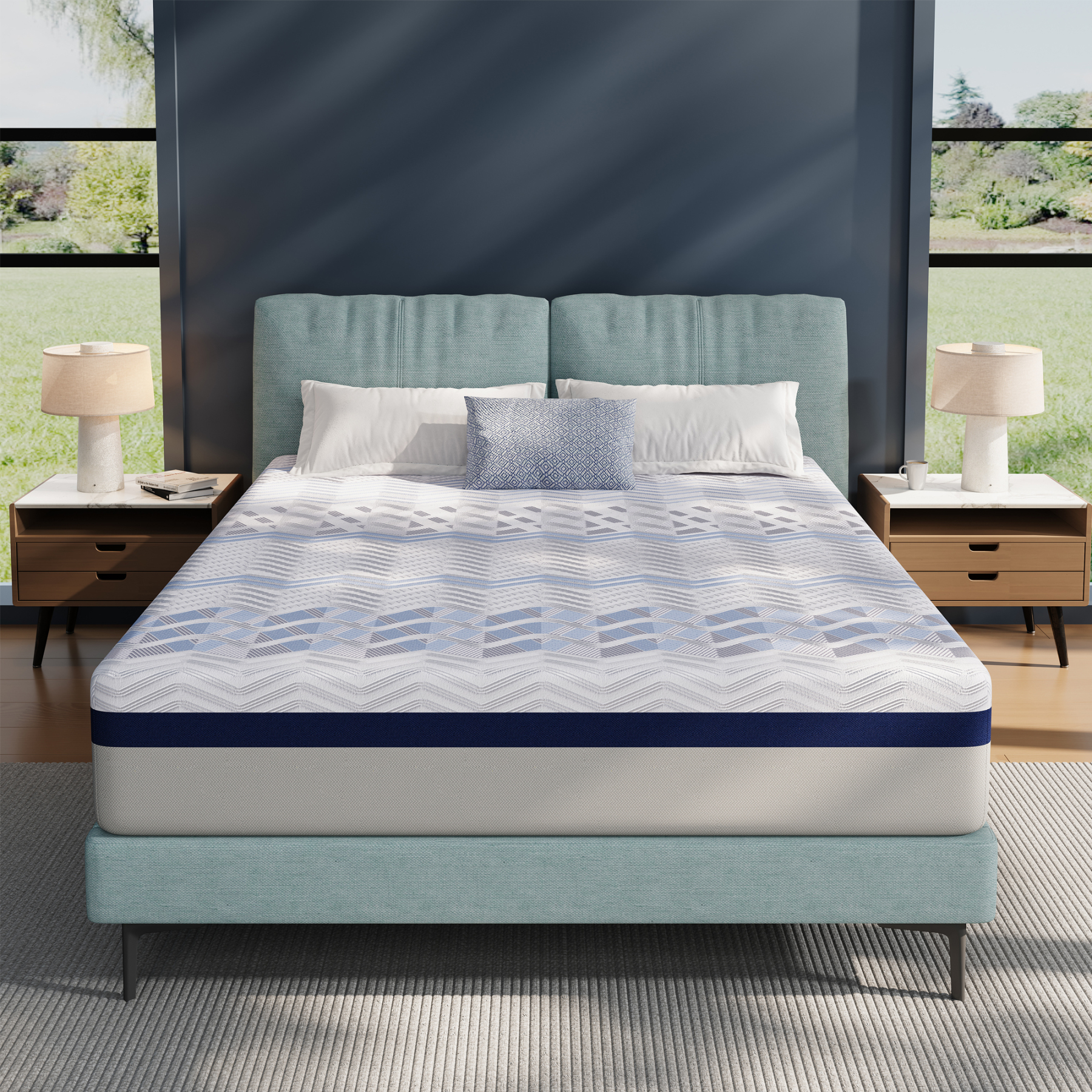 Sailvan Full Mattress, 10 inch Full Size Mattress in a Box, Cooling Ge