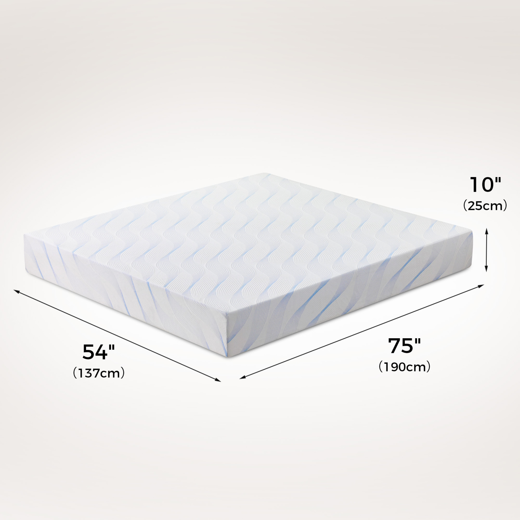 Sailvan Full Mattress, 10 inch Full Size Mattress in a Box, Cooling Gel Memory Foam Mattresses for Comfort Sleep, Pressure Relief, CertiPUR-US Certified, No Fiberglass, Motion Isolation