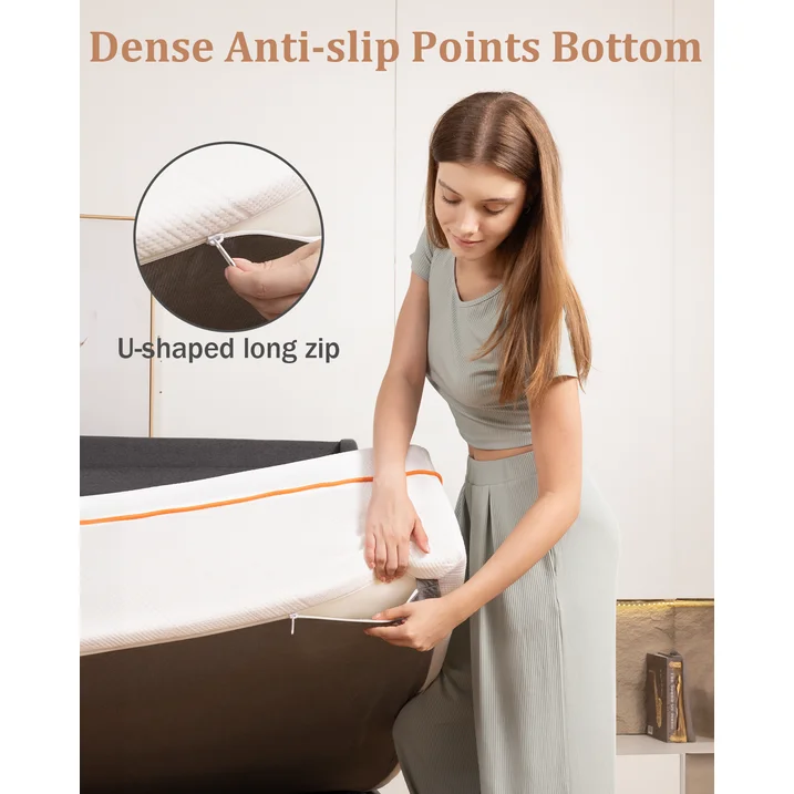 Sailvan Queen Mattress, 13Inch Memory Foam Hybrid Mattress with Removable Cover, Medium Hardness Mattress for Pressure Relief, In A Box, Fiberglass Free