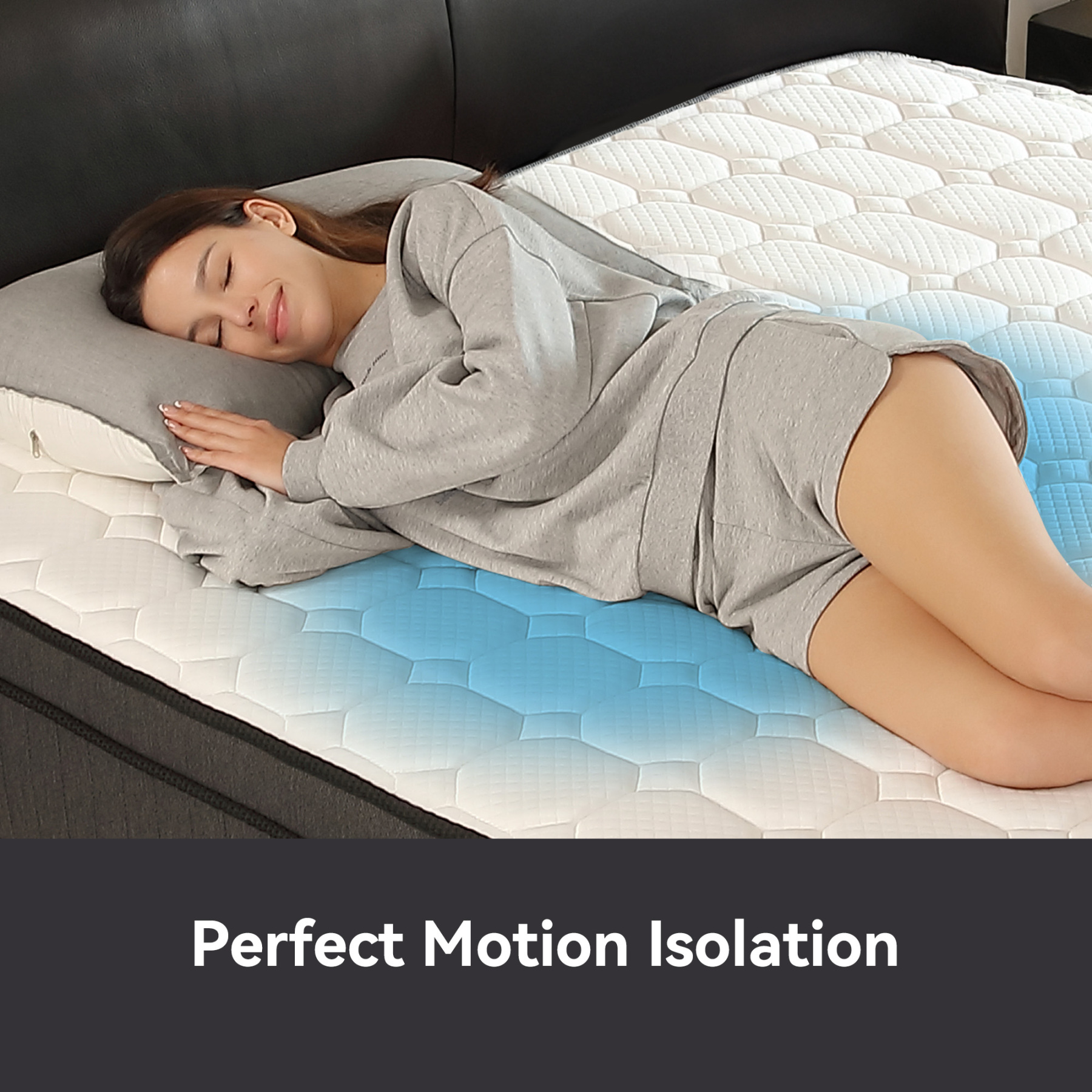 Sailvan Twin Mattress, 10 Inch Memory Foam Hybrid Mattress in a Box, with Individual Pocket Springs for Motion Isolation, Pressure Relief, CertiPUR-US Certified