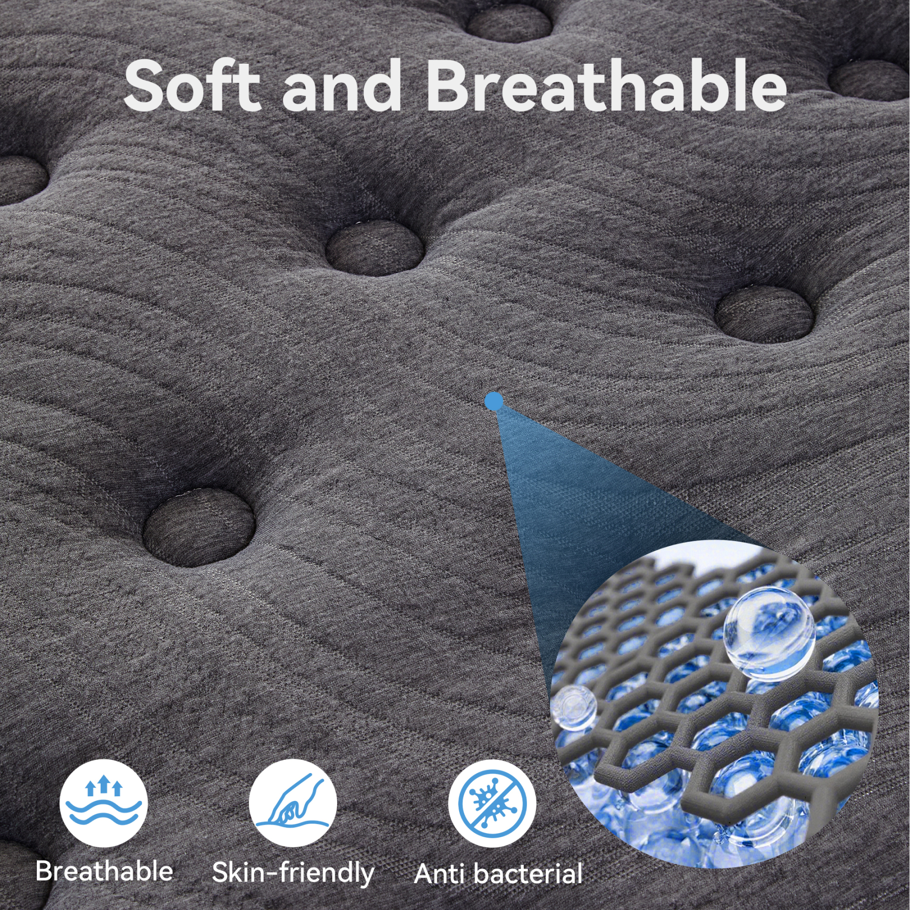 Sailvan Full Mattress, 12 Inch Hybrid Mattress in a Box, Gel Memory Foam and Pocket Spring for Motion Isolation &Pressure Relief, Medium Firm, Edge Support, CertiPUR-US Certified