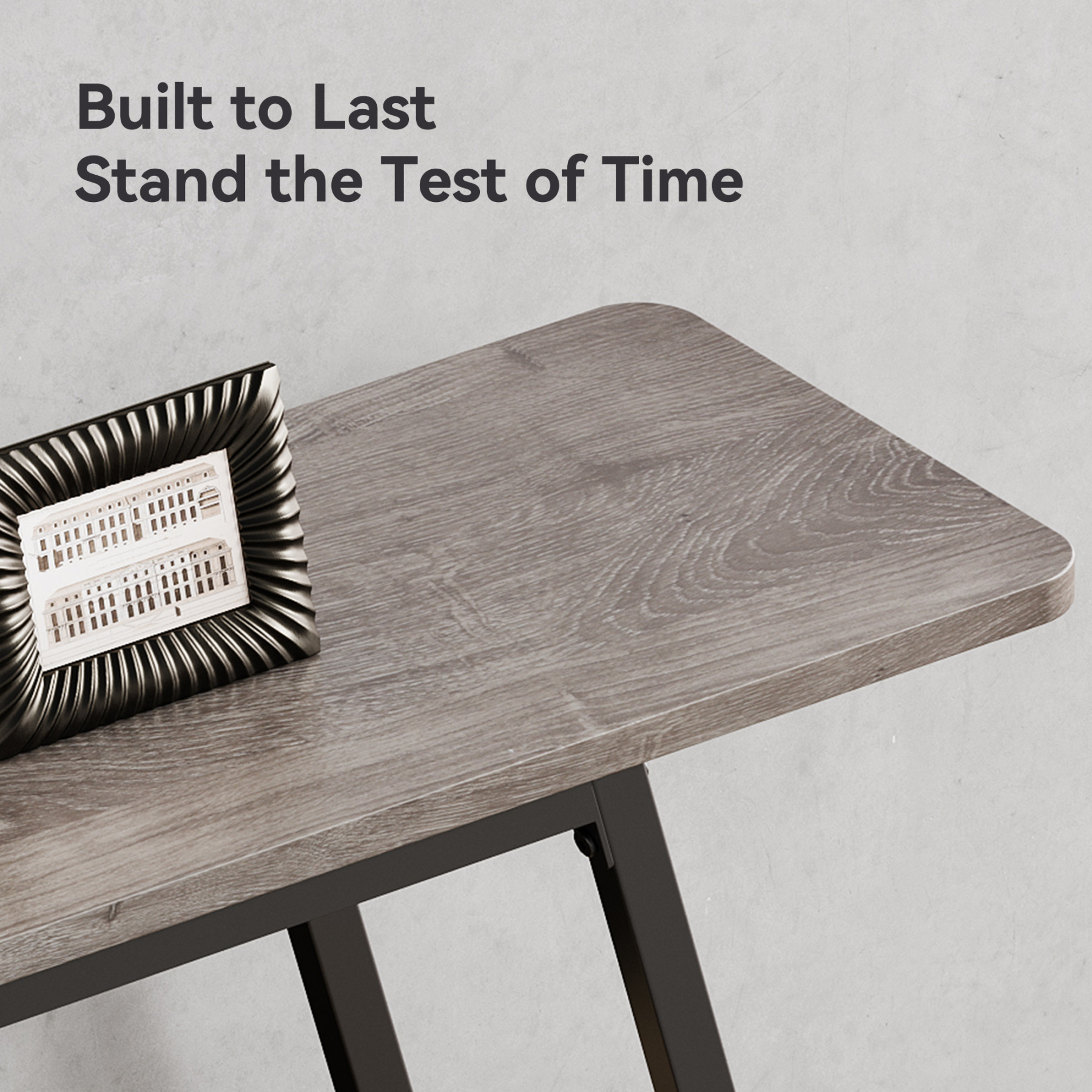 47.3" Console Table for Entry Way, Buffet Table Entryway Table with 4-Tier Open Shelves & Charging Station, Narrow Long Sofa Couch Table for Hallway, Living Room & Kitchen