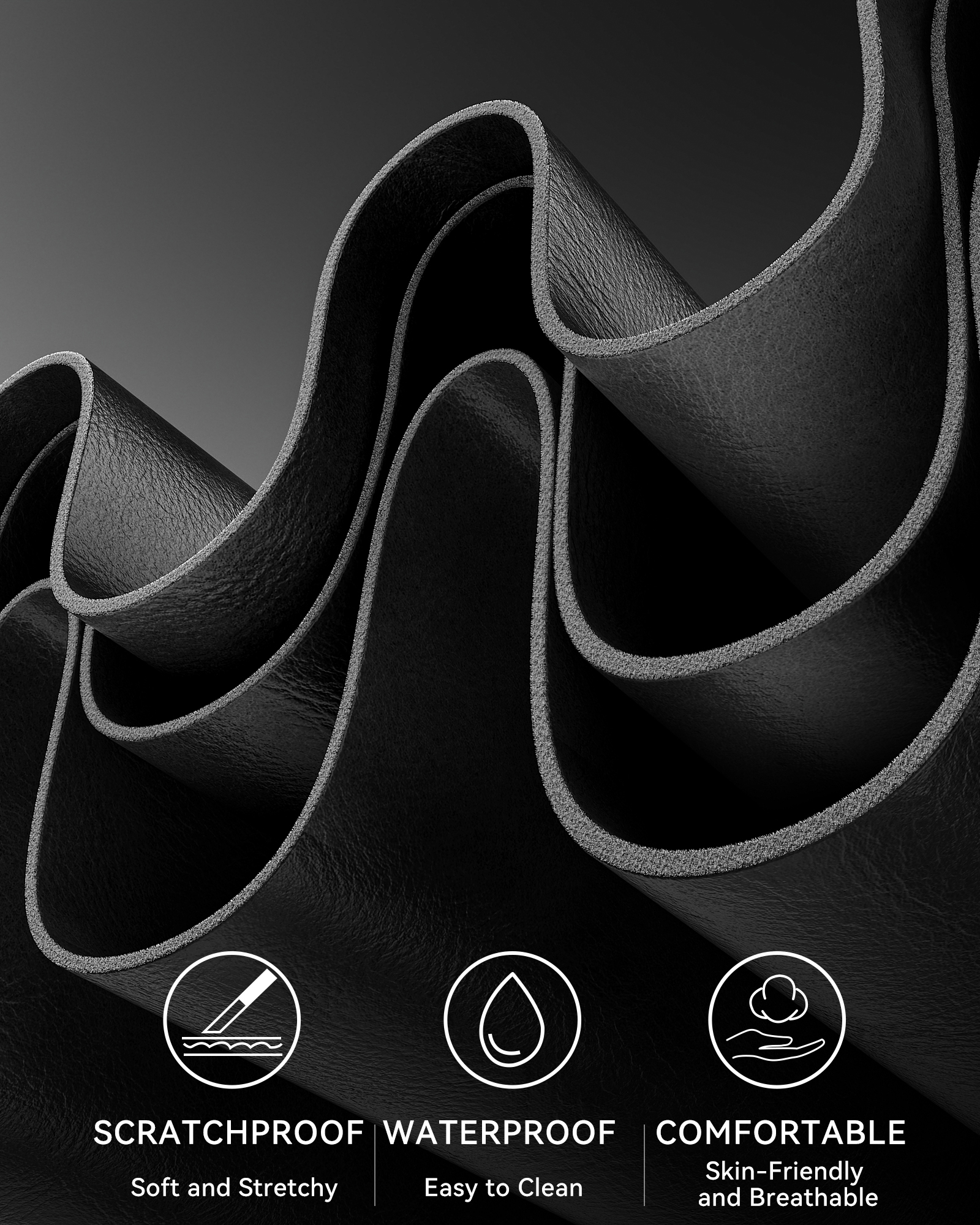 Sailvan Dining Chairs Set of 2, Upholstered Kitchen Chairs with Faux Leather Cushion Seat and Metal Legs, Mid Century Modern Dining Room Chair for Kitchen, Living Room, Easy Assembly, Green