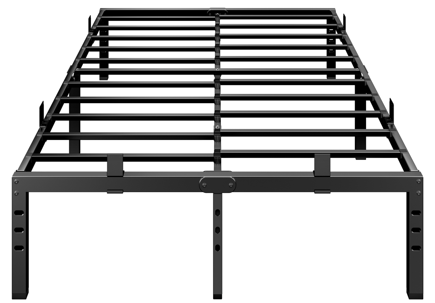 Sailvan 14" Queen Bed Frame, Heavy Duty Metal Platform Bed Frame with Non-Slip Stoppers, Under-Bed Storage Space,No Box Spring Needed, Noiseless