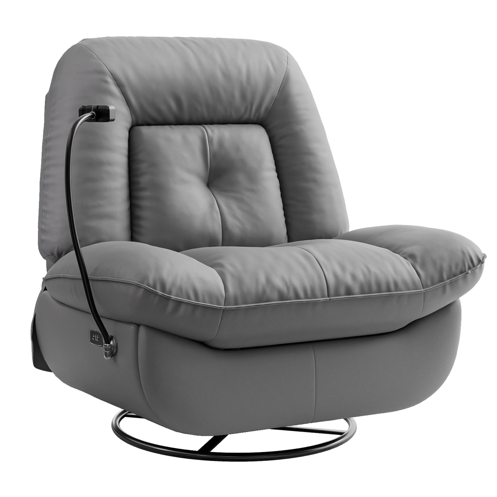 Susalt Electric Recliner Chair for Adults, Oversized 360 Swivel Rocking Glider Rocker