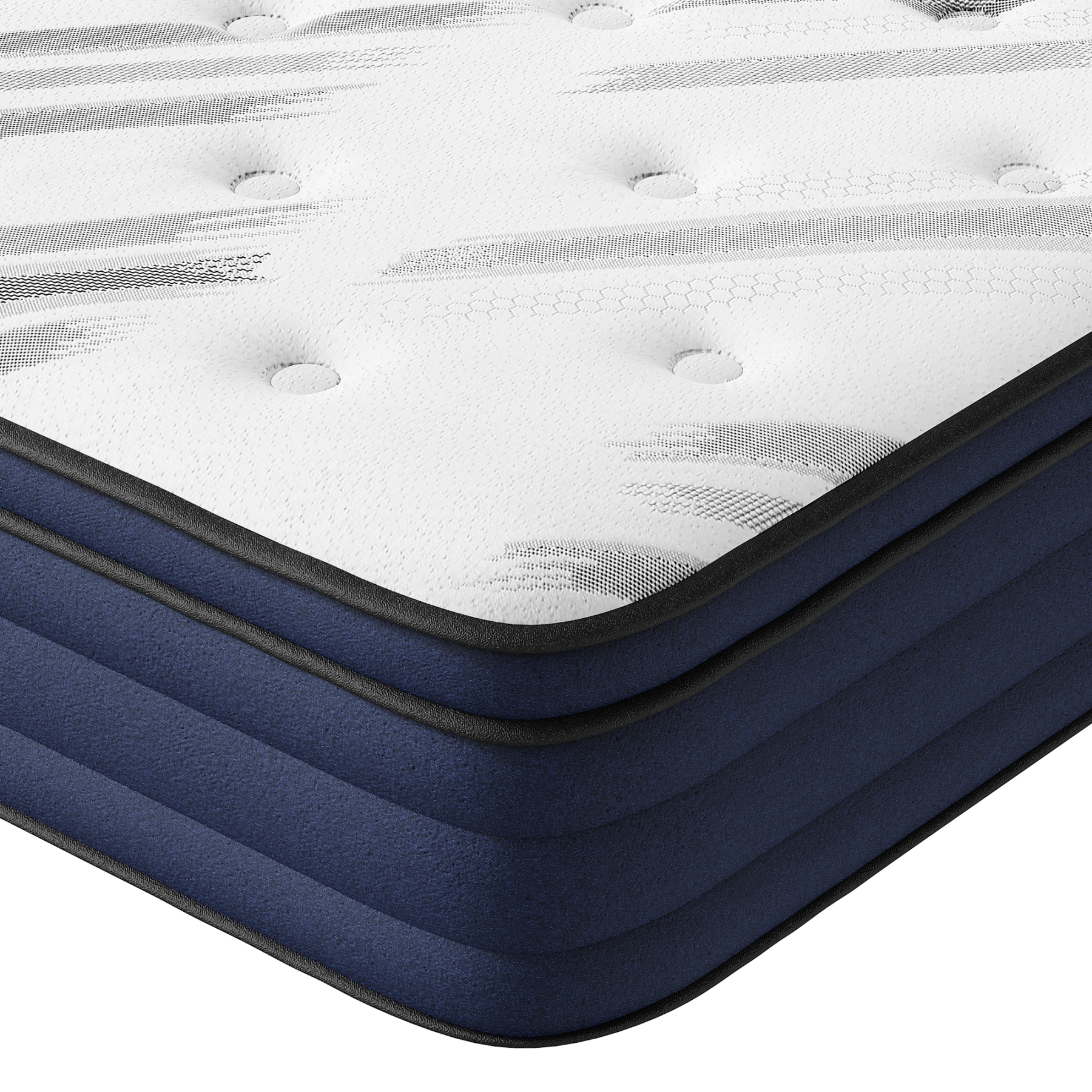 Susalt 10 Inch Mattress, Hybrid Mattress Memory Foam Mattress in a Box