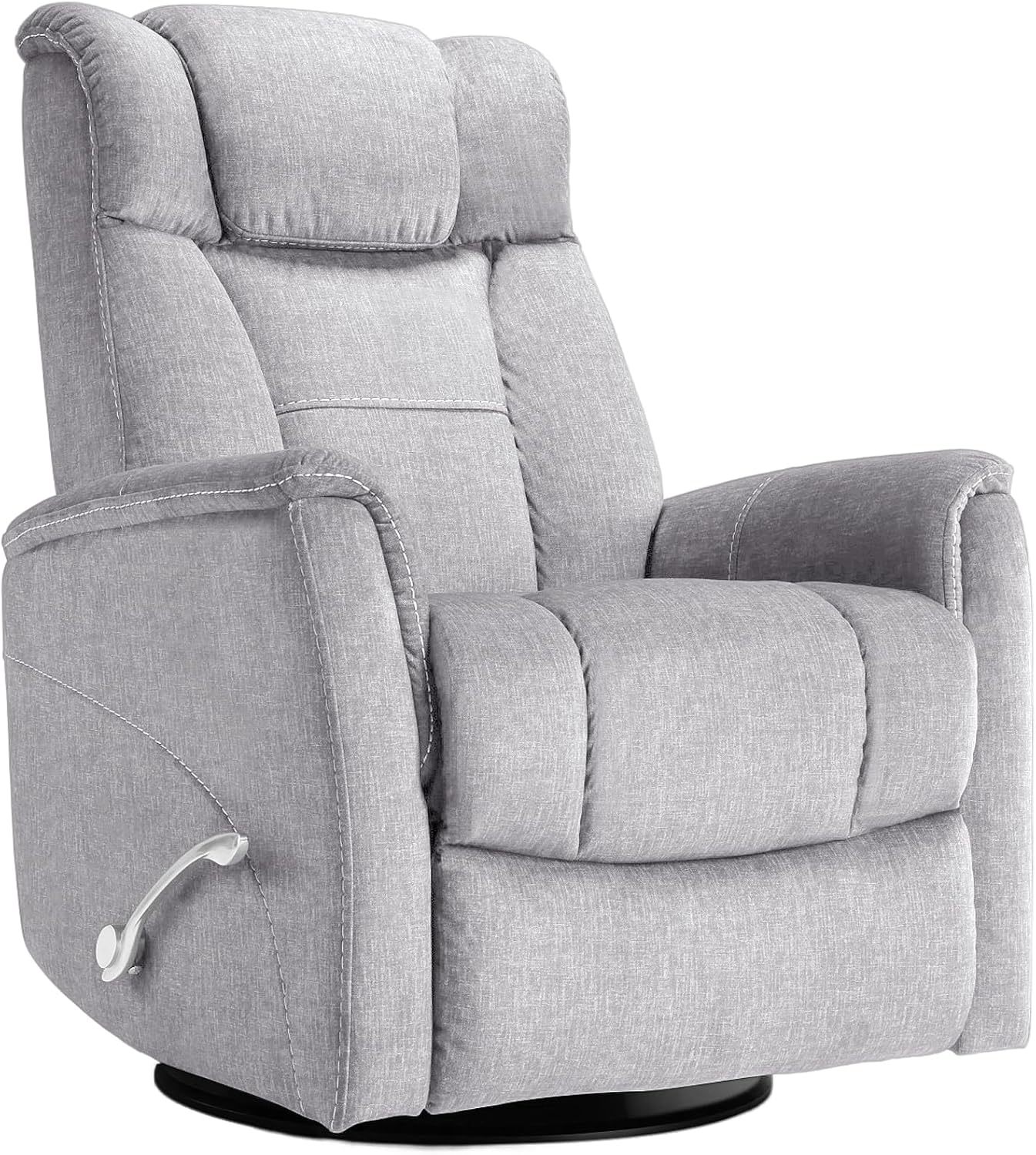 Swivel Rocking Recliner for Adults, Glider Rocker Recliner Nursery Chair, Living Room Accent Sofa Chair