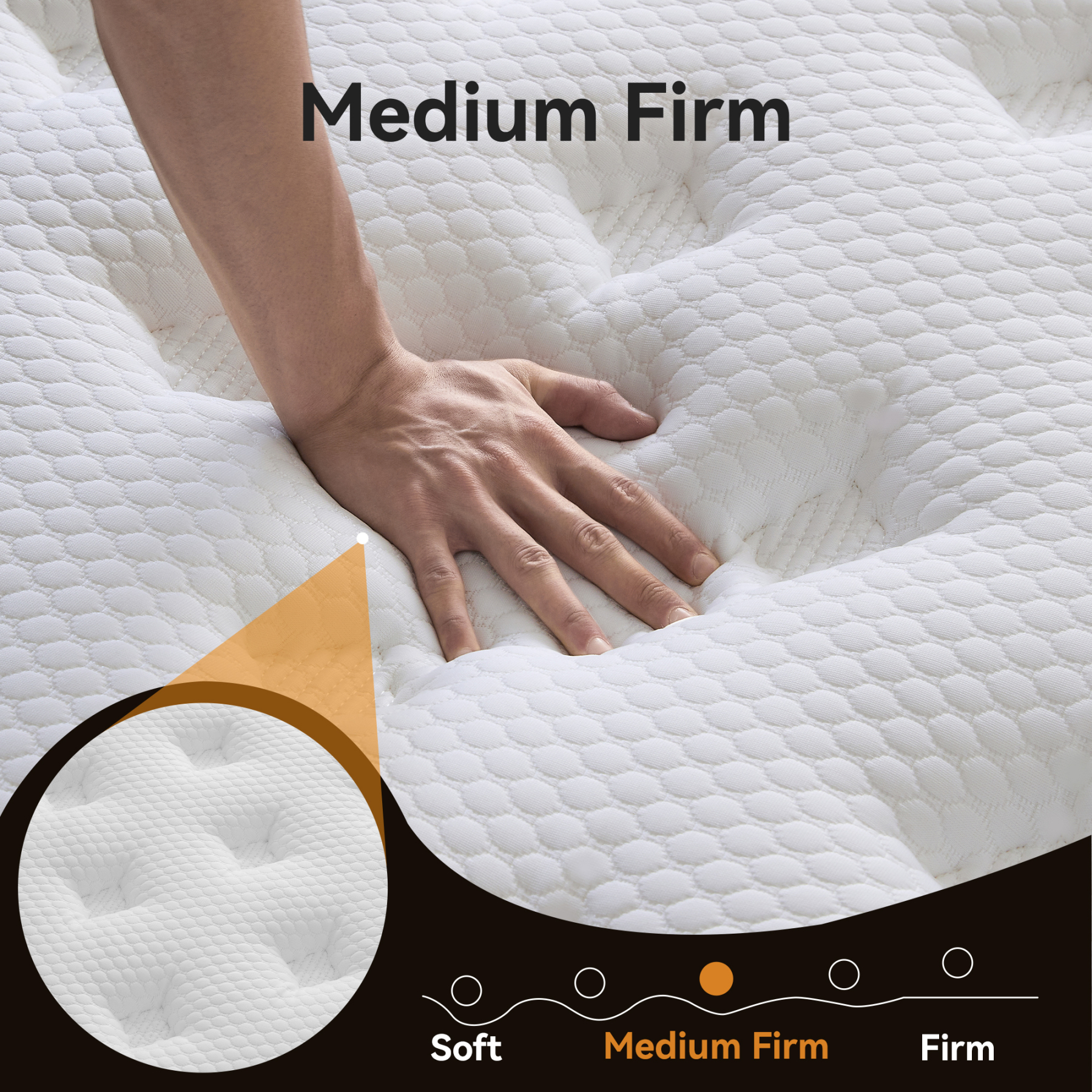 Queen Mattress 12 inch,Queen Size Mattress in a Box,Cooling Gel Memory Foam Mattress & Hybrid Spring Mattress for Medium Firm, Pressure Relief, Edge Support, CertiPUR-US