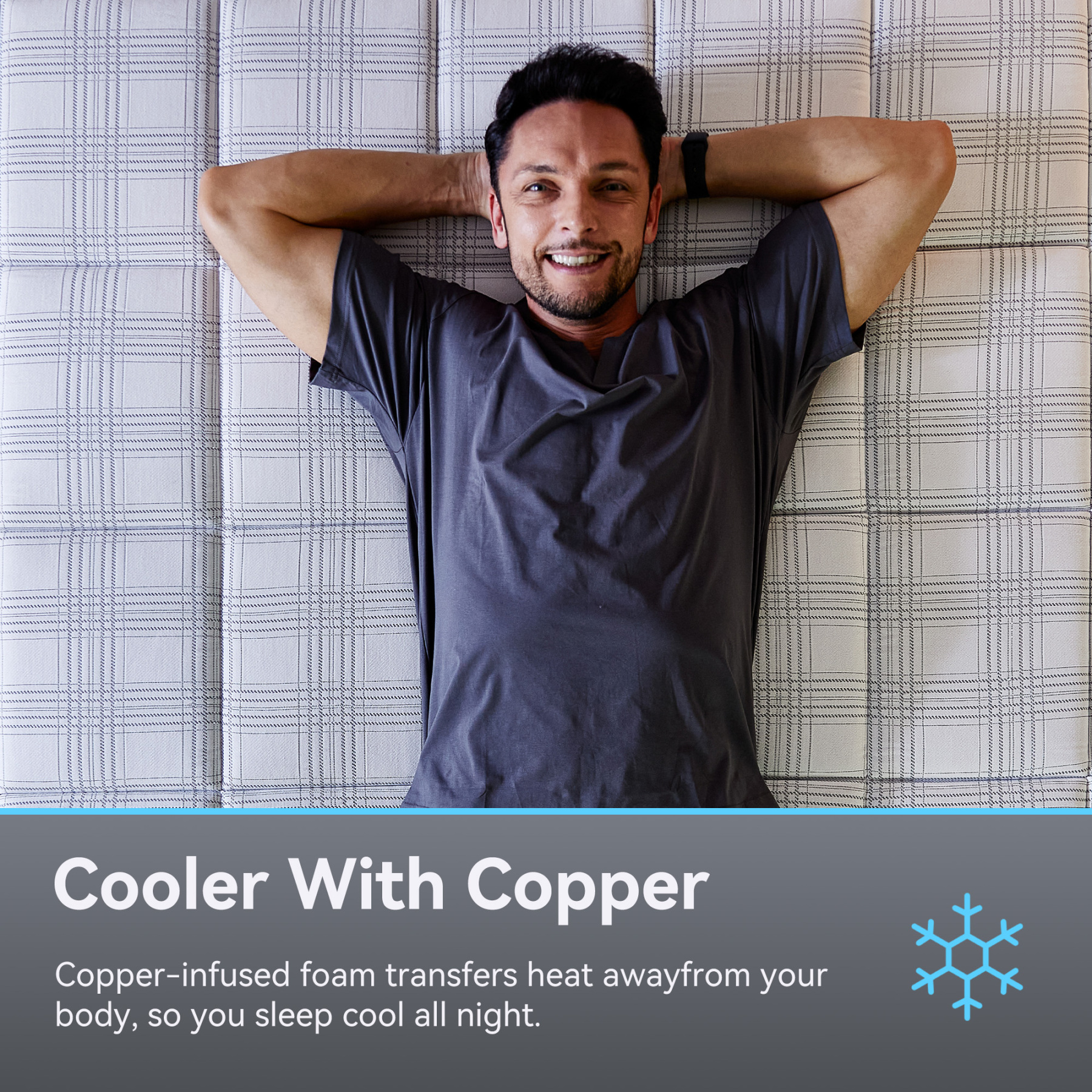 Sailvan Queen Mattress,13 Inch Gel Memory Foam Hybrid Mattress with Copper Ion Fabric Pocket Spring Mattress Queen Size in a Box, Medium Firm, Edge Support, CertiPUR-US Certified, Made in USA