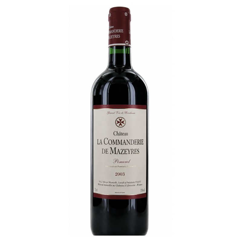 Château La Commanderie de Mazeyres 2003