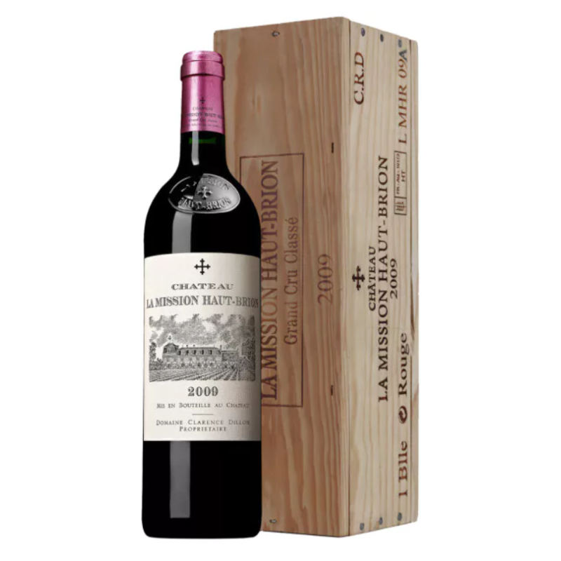 La Mission Haut Brion 2009 with wooden box