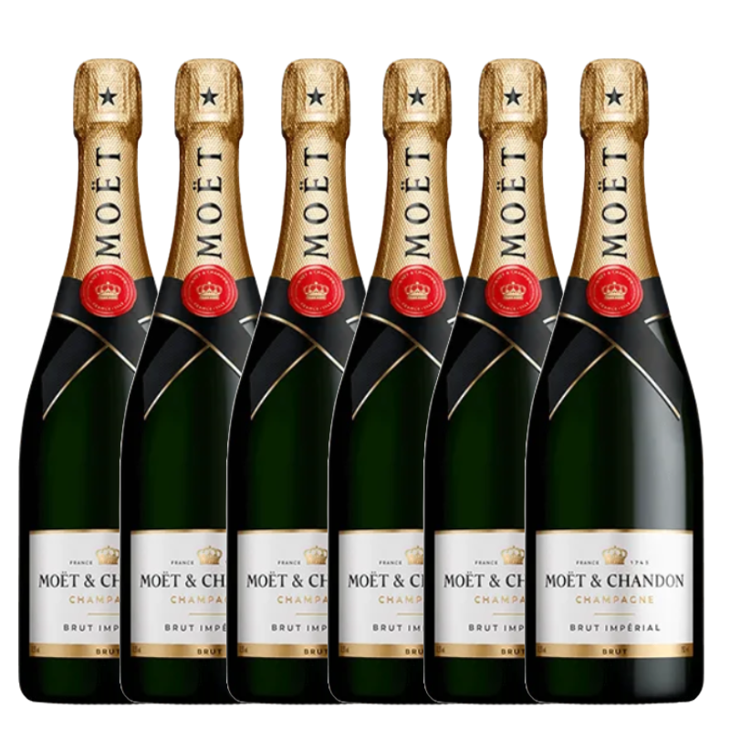 Moët & Chandon Champagne Imperial Brut Gift Box 750ml (6 bottles)