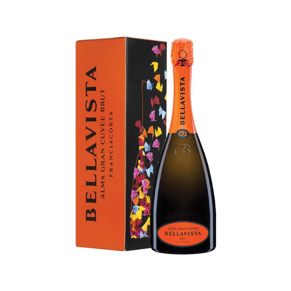 BELLAVISTA ALMA GRAN CUVEE BRUT GIFT BOX FRANCIACORTA NV 