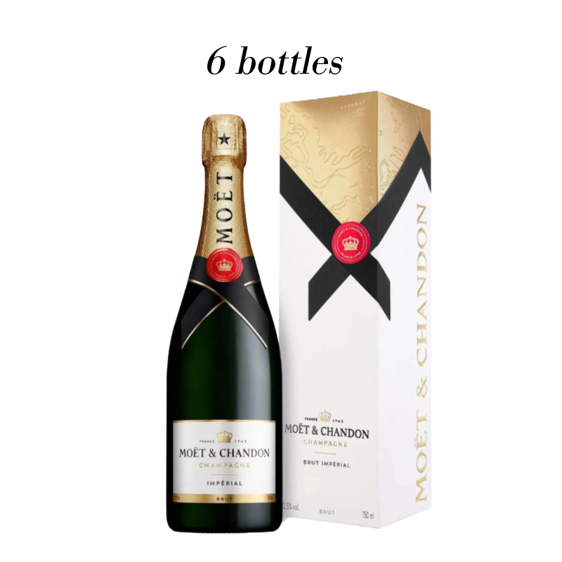Moët & Chandon Champagne (6 bottles)