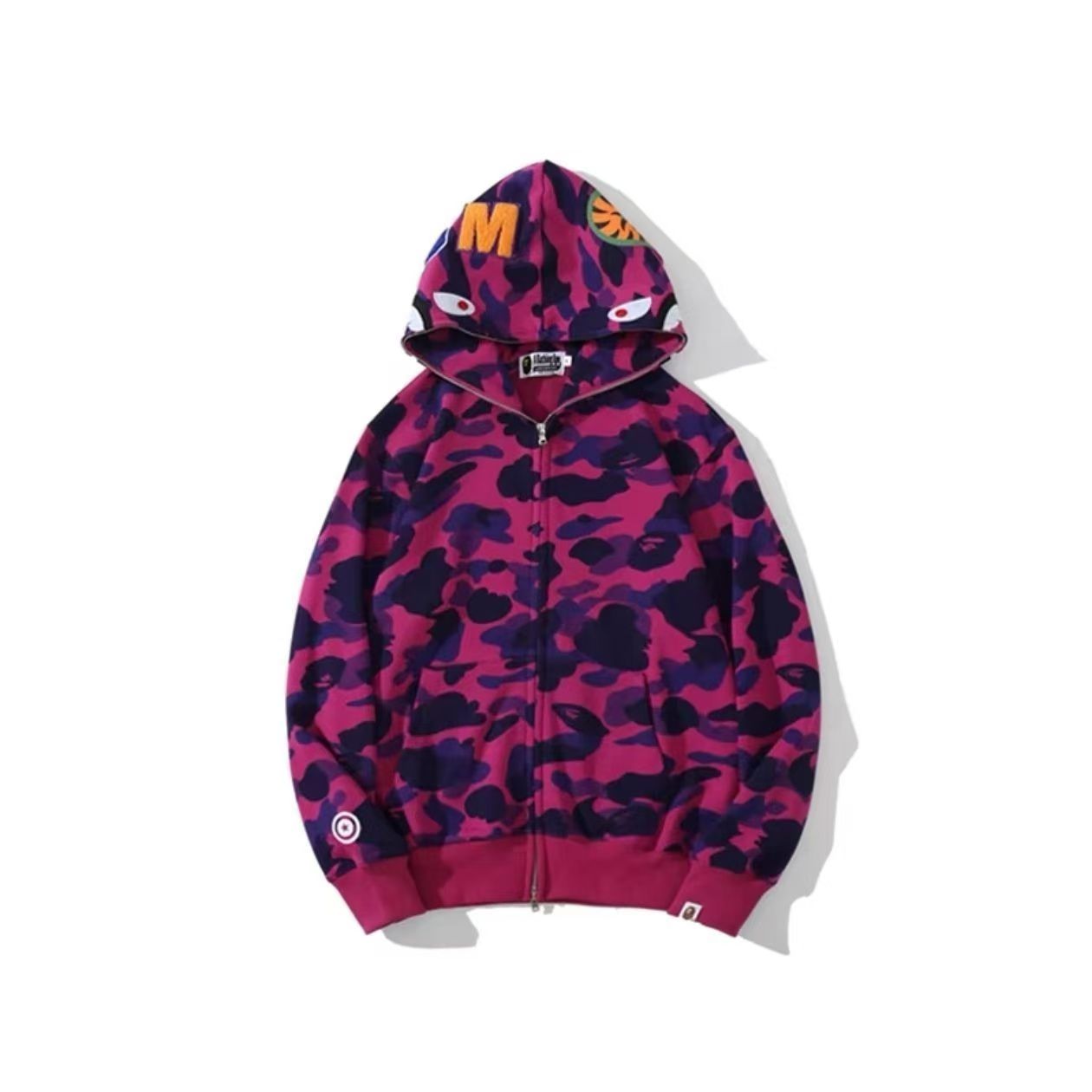 (期間限定割引価格) ABC CAMO SHARK FULL ZIP HOODIE （ユニセックス）