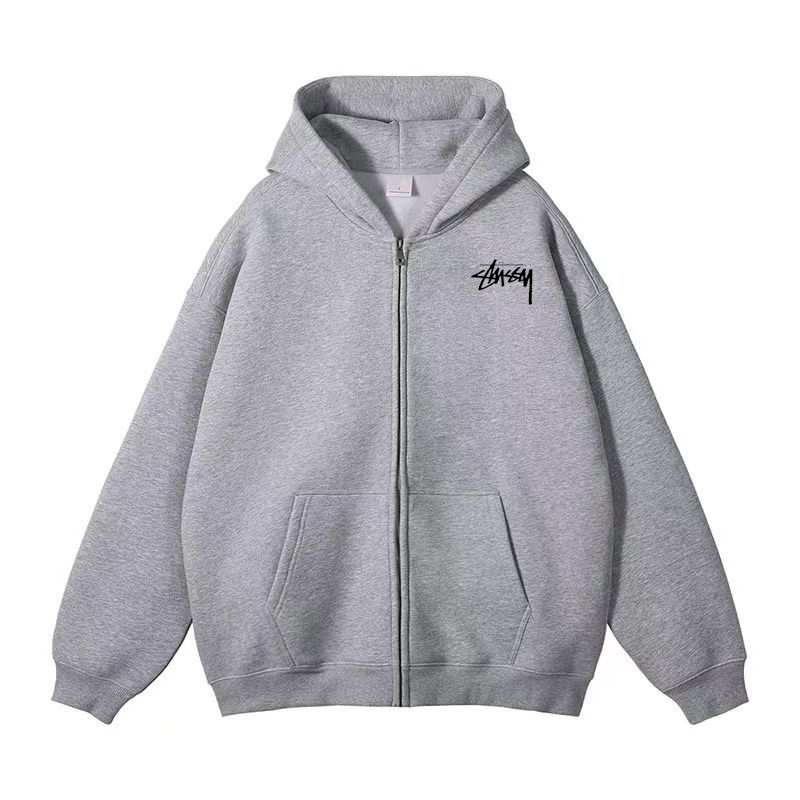 【期間限定割引価格】2024 BASIC STUSSY ZIP HOODIE（ユニセックス）