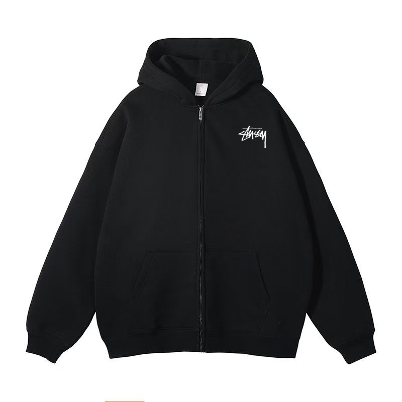 【期間限定割引価格】2024 BASIC STUSSY ZIP HOODIE（ユニセックス）