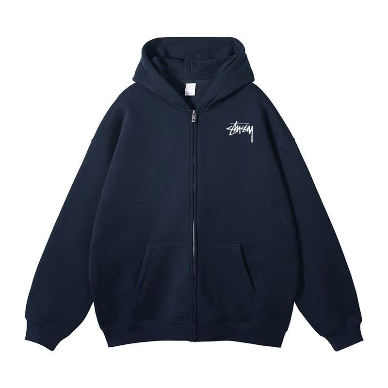 【期間限定割引価格】2024 BASIC STUSSY ZIP HOODIE（ユニセックス）