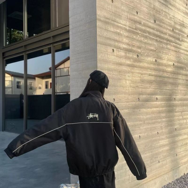 STUSSY embroidered reflective down jacket （ユニセックス）