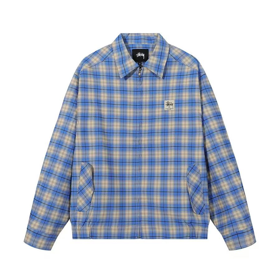 【クリスマス期間限定割引価格】 STUSSY Casual trendy plus velvet and thickened plaid shirt（ユニセックス）