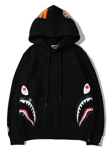 BAPE FASHION SHARK RELAXED  PULLOVER HOODIE