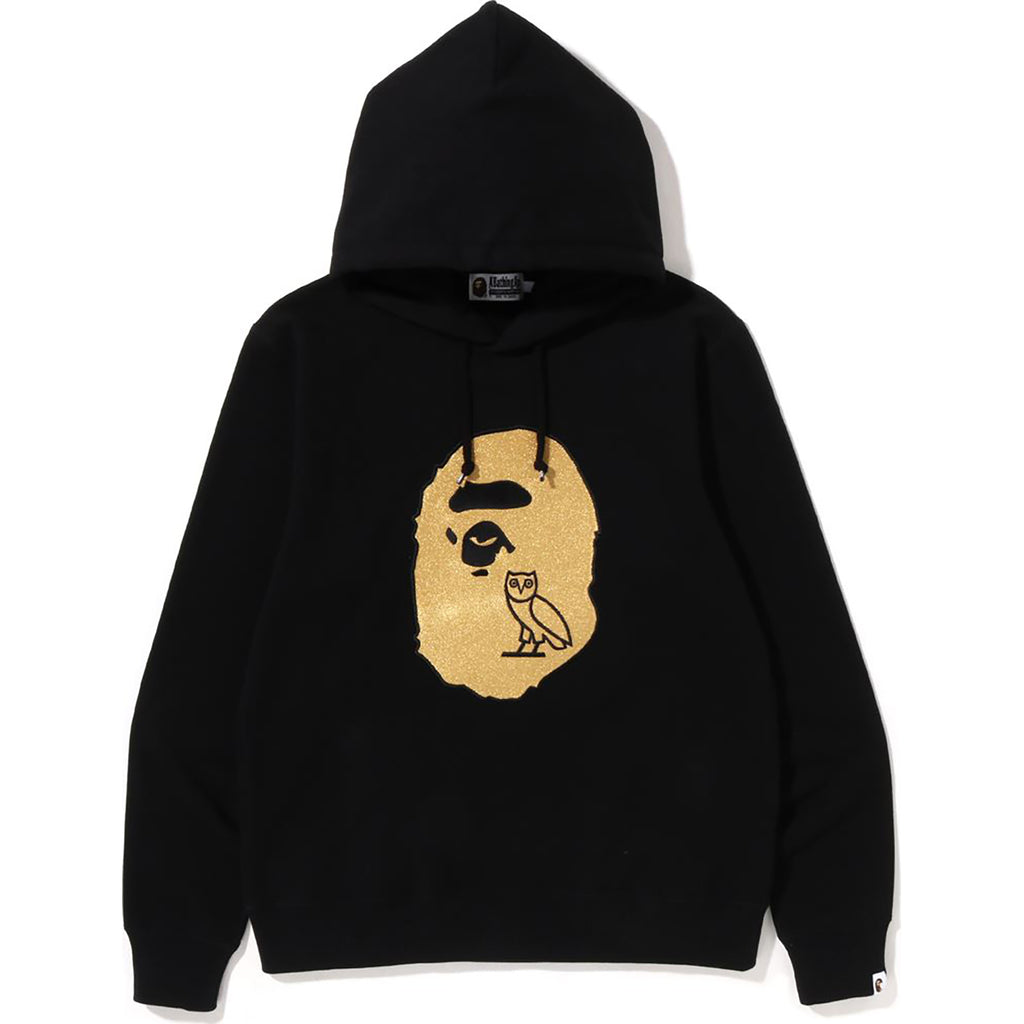 BAPE X OVO APE HEAD PULLOVER HOODIE