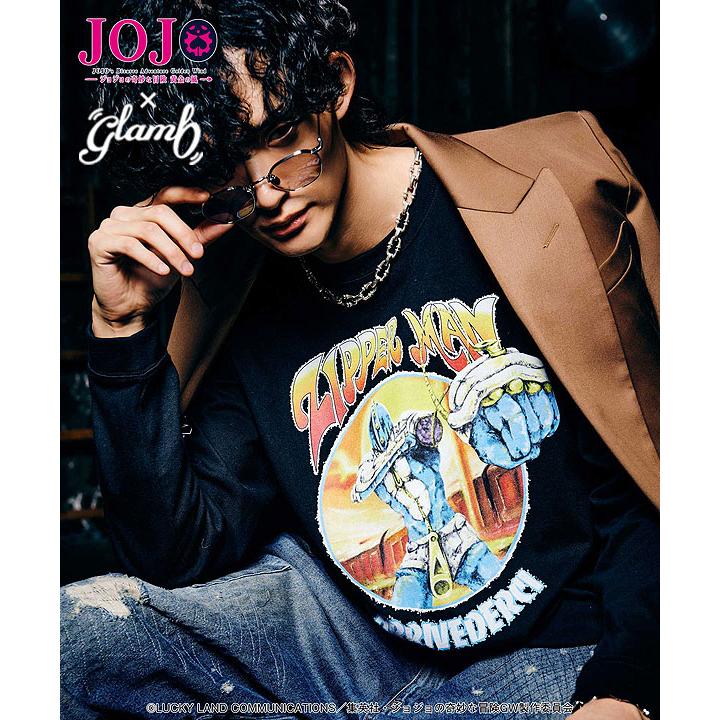 glamb×ジョジョの奇妙な冒険 黄金の風 グラム Tシャツ