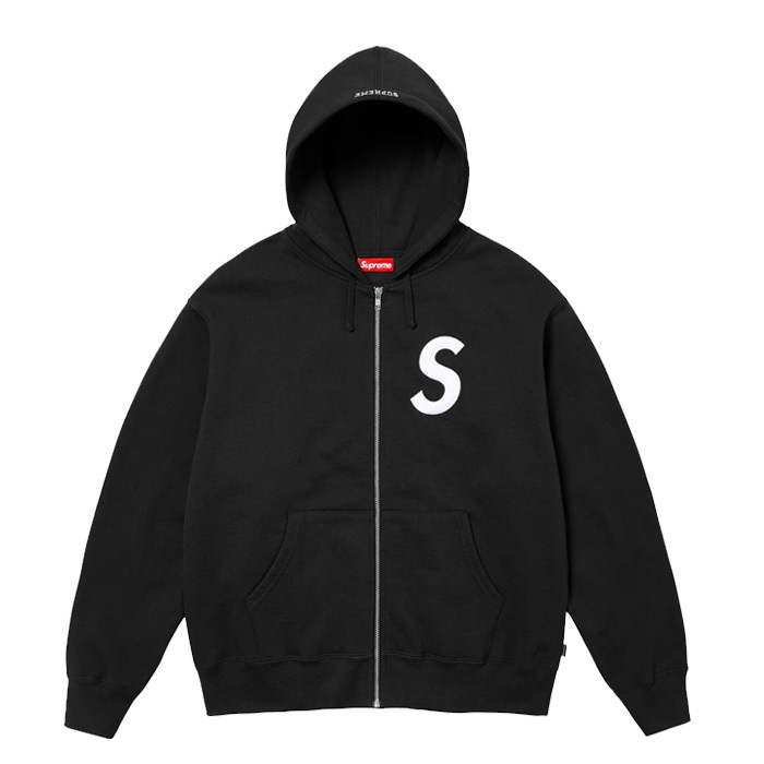 Supreme★定番★Sロゴ ジップアップ スウェットパーカー